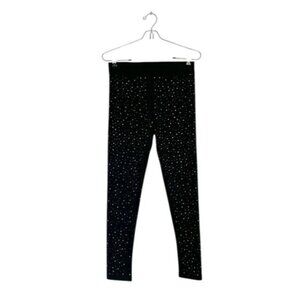 Nordstrom Women's Rhinestone Embellished Leggings in Black - Sz S - NWT